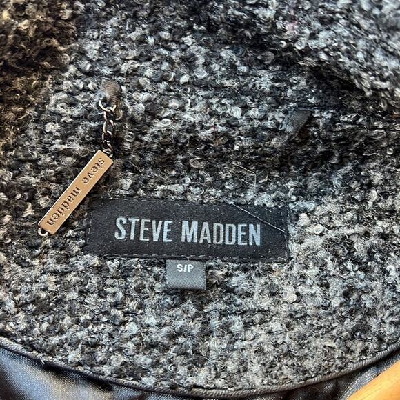 Steve Madden charcoal grey pea coat - Picture 5 of 8